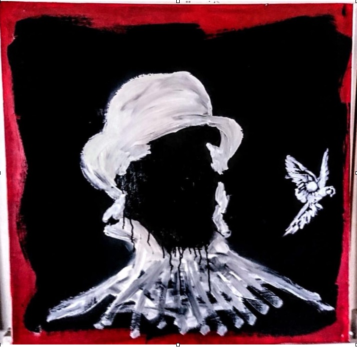 Bild Acryl, 100 x 100 cm, Künstler Steffen Bauer, Pirmasens