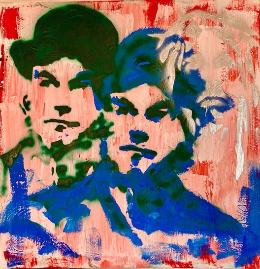 Bild Acryl, 100 x 100 cm, Künstler Steffen Bauer, Pirmasens
