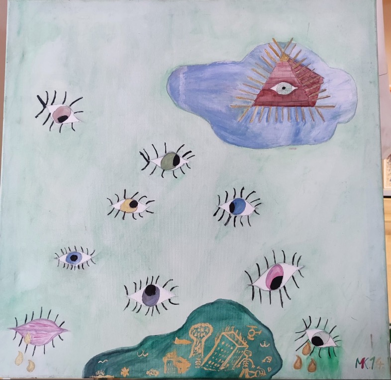 kunst, Augen malerei, Kunschdraum , Matthias Kiefer
