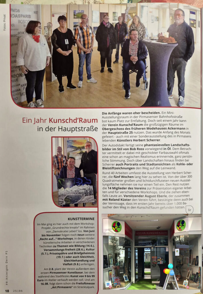 Kunschdraum 1 jahr Pirmasens Dein PS 