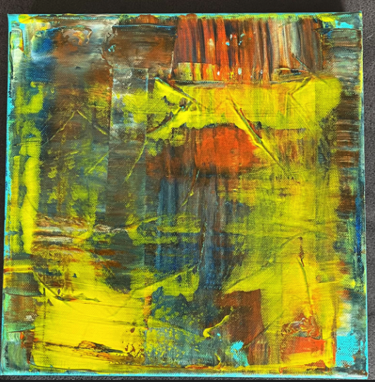 Kachel 30x30 Acryl gerakelt