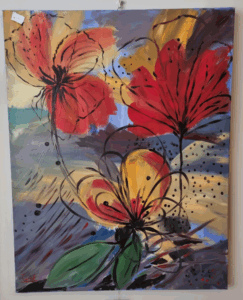 Acryl auf Leinwand, Künstlerin Ilse Graf