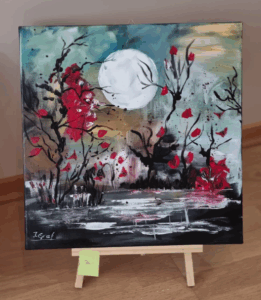 Acryl auf Leinwand, Künstlerin Ilse Graf
