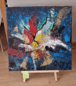 Acryl auf Leinwand, Künstlerin Ilse Graf
