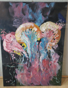 Acryl auf Leinwand, Künstlerin Ilse Graf
