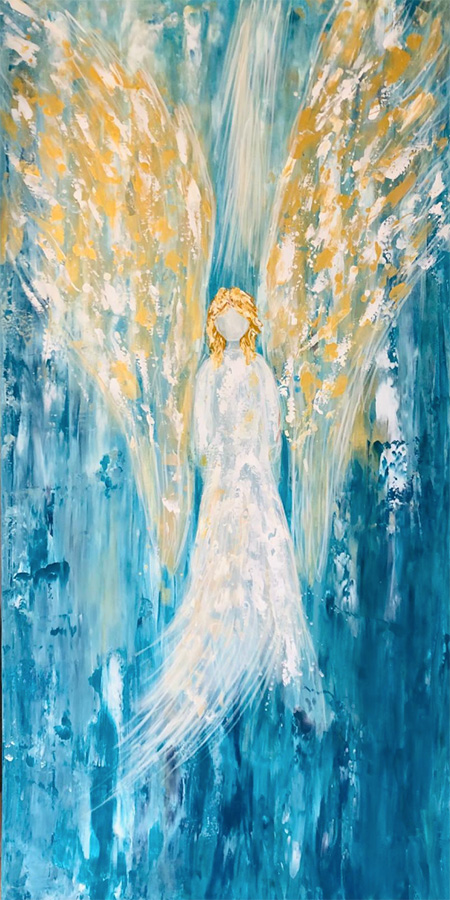 malerei, religion, angel