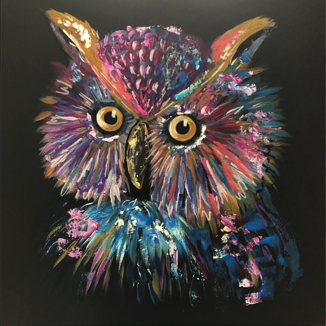 art 2 go malkurse pirmasens, , Eule, Sigi Geßner Mlinaric