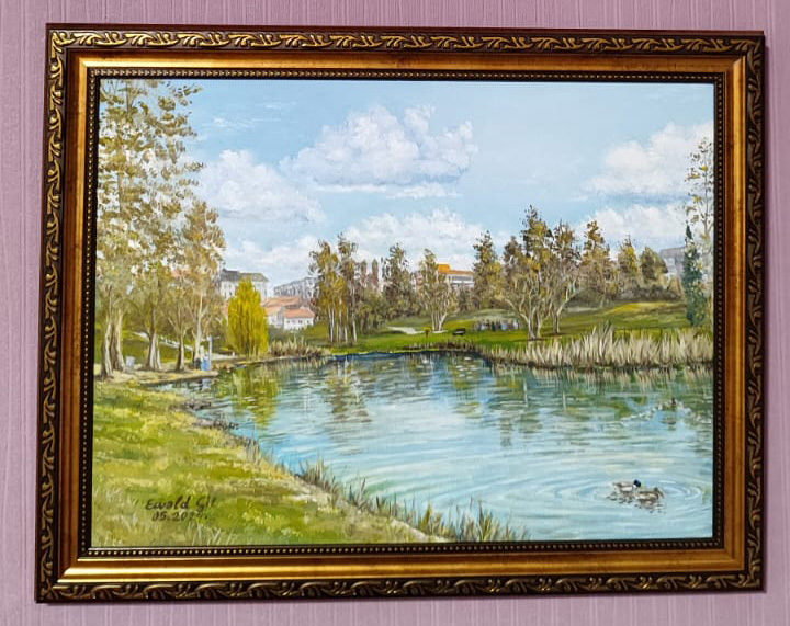 pirmasens, gemälde, kunst, ölmalerei