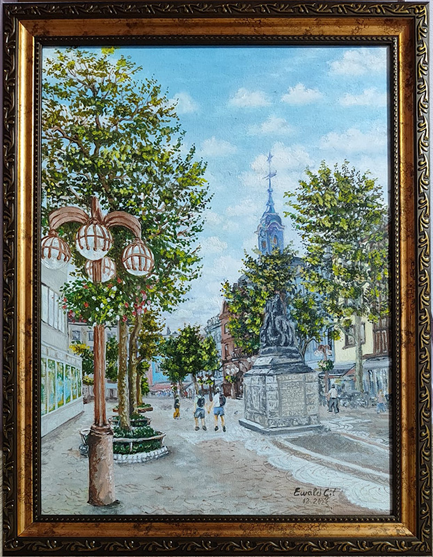 Hauptstraße, Pirmasens – Ölmalerei
