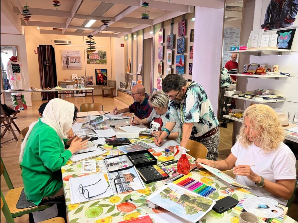 4. WORKSHOP 05.07.2025: Demokratie Leben! "Recht auf Kultur" Kunschdraum Pirmasens